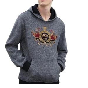 US Polo Assn. Mens Gray Pullover Hoodie Size M
